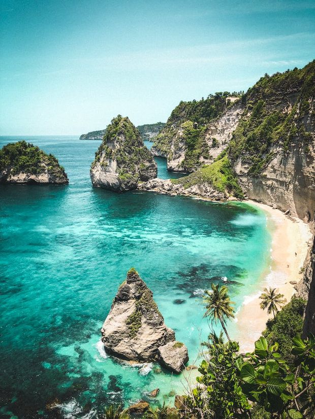 Iconic shot of Nusa Penida Island.