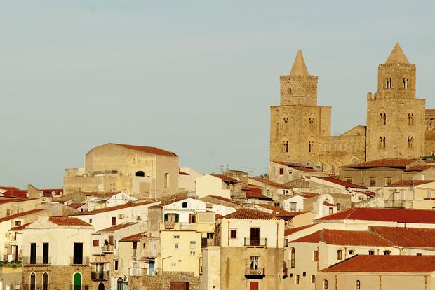 Cefalù old town.