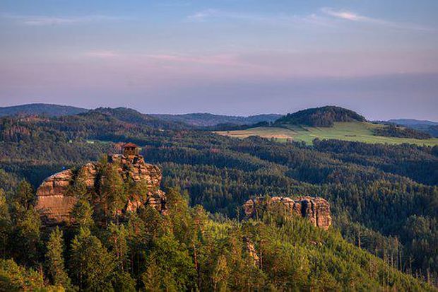 The stunning Bohemian Switzerland National Park.