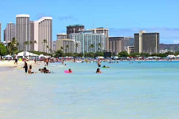 Waikiki beach is always crowded, so having extra care with your belongings is crucial.