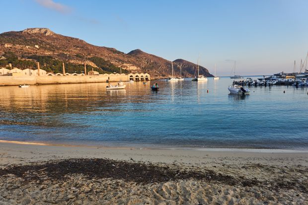 The harbour of Favignana