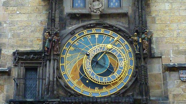 Astronomical clock of Prague.