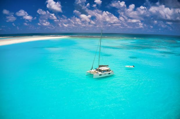 Catamaran cruises around the idyllic waters of Mauritius are worht doing.