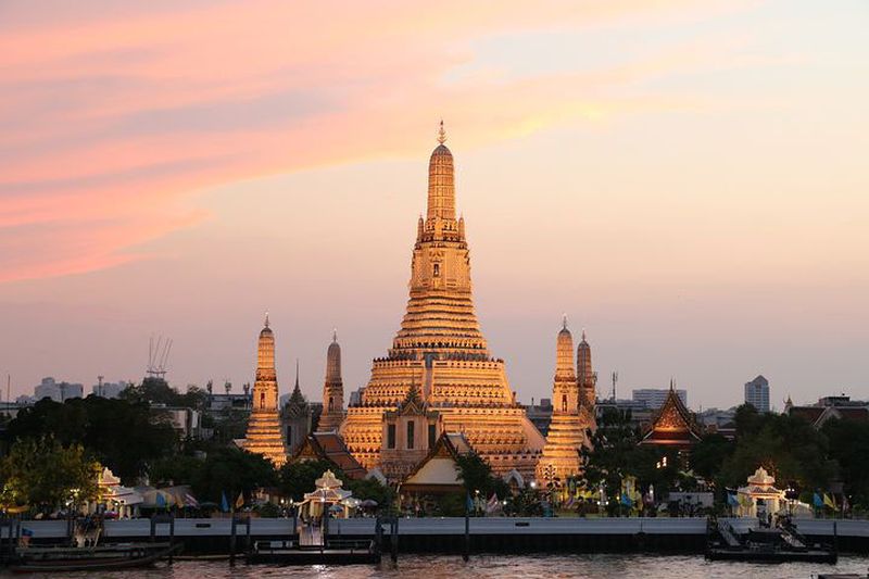 Wat Arun is one of the most visited temples in Bangkok.