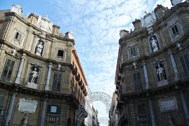 Il Quattro Canti in Palermo.