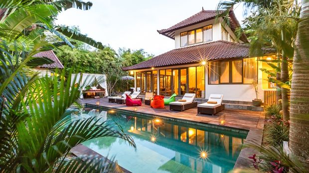 Villas, hotels and bungalows are incredible in Bali.