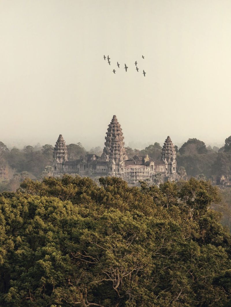 Angkor Wat temple is simply magnificent.