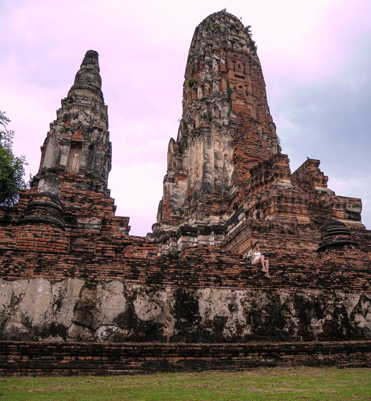 Shot of Ayutthaya, former capital of the Kingdom of Siam