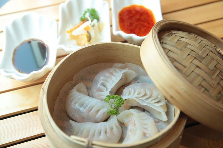 Shot of a Dim-sum dish in Bali