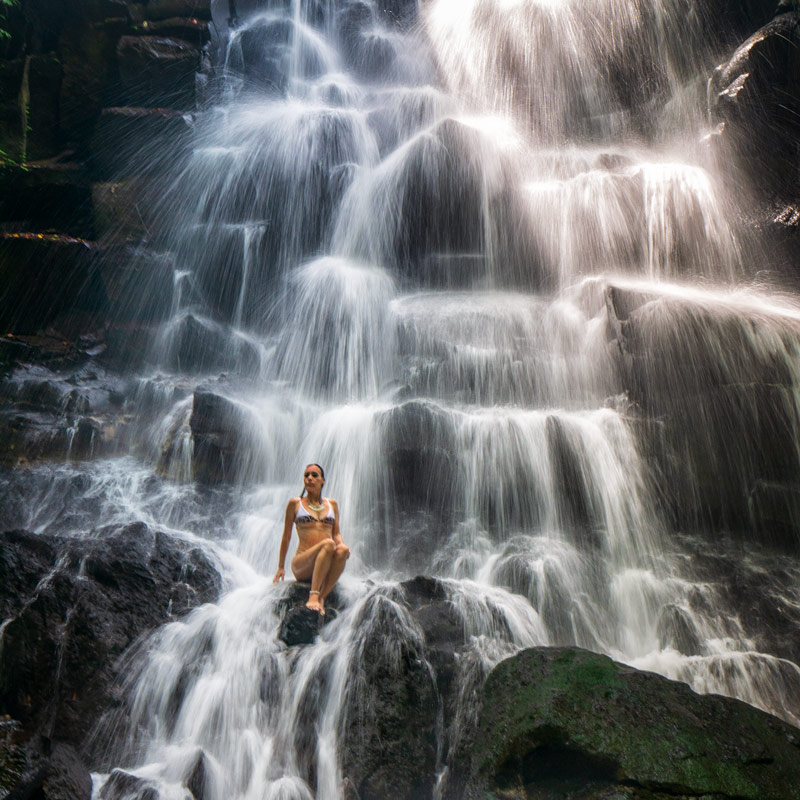 Waterfall close to Ubud, Bali