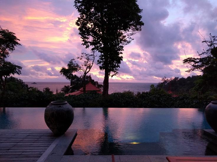 Shot of a luxury villa in Phuket showing that paradise canbe cheap in Thailand