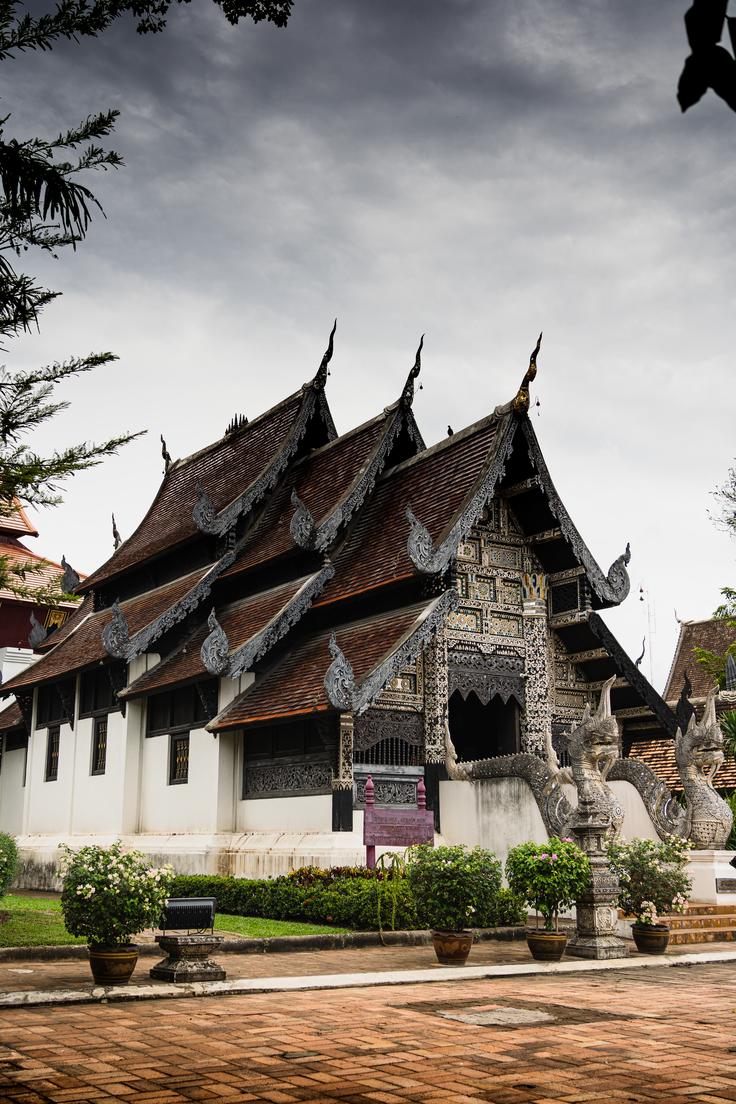 Shot of Chiang Mai temple in the Old town