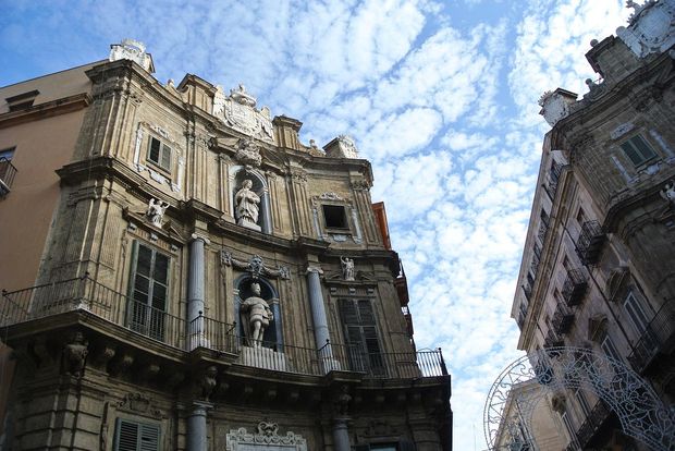 Il Quattro Canti in Palermo.