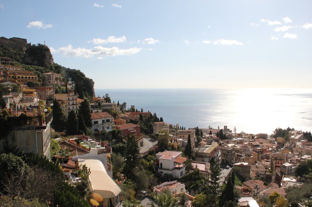 Taormina side hill stay has the most amazing views.