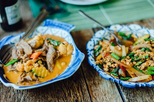 Thai food is exquisite and unique.