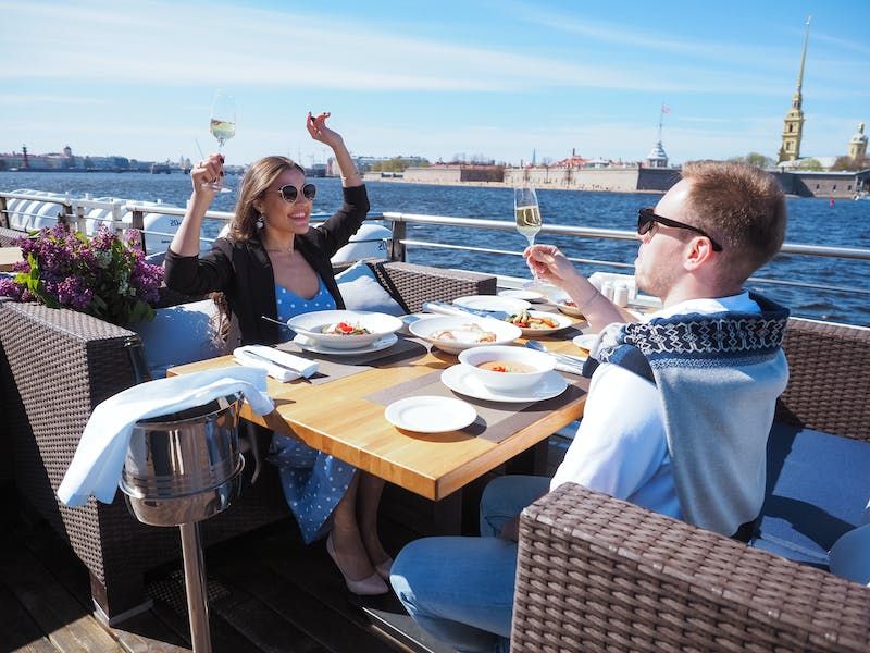 Private deck for newlyweds is an amazing experience