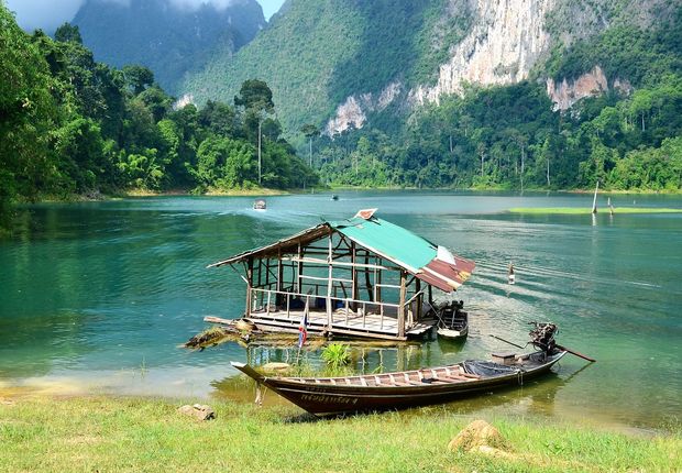 Lake in Khao Sok National Park.