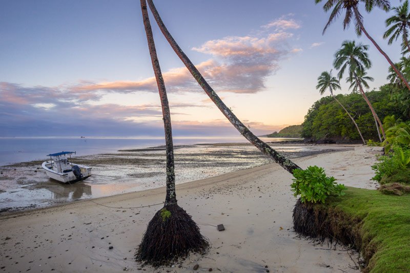 Low tide in Fiji