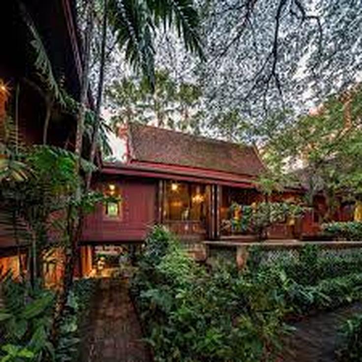 Shot of the Jim Thompson House in Bangkok