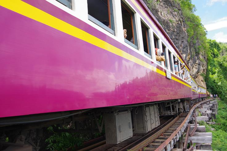 Shot of Kanchanaburi historical city of Thailand