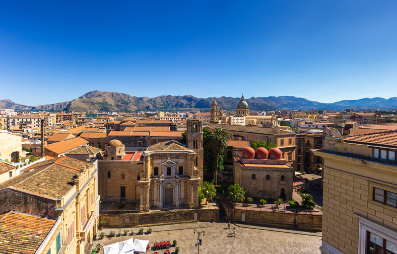 The roofs of Palermo