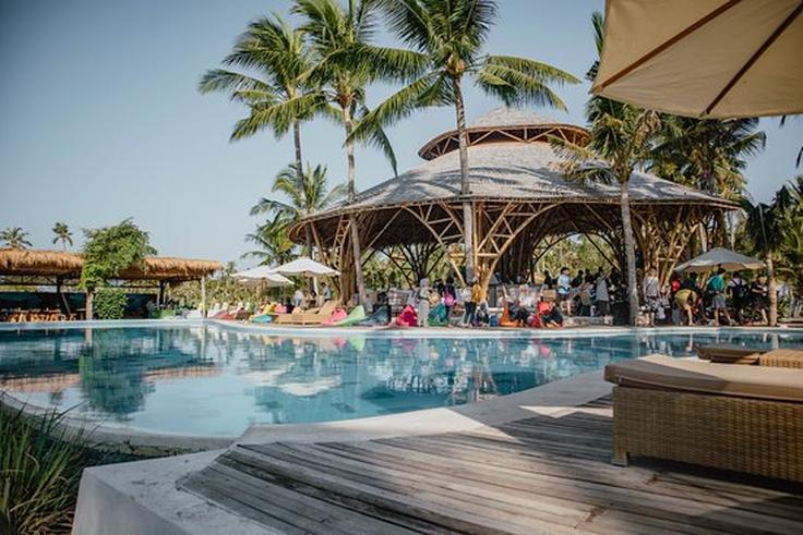 Shot of Penida Beach Club in Nusa Penida