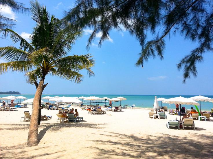 Shot of a viby beach in Phuket, Thailand