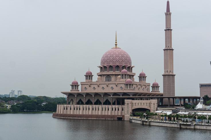 Shot of the Putra mosque in KLCC