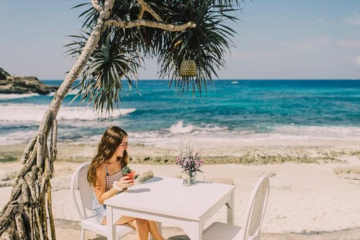 Shot of Sandy Bay in Nusa Lembongan