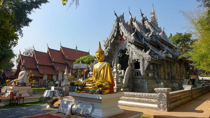 Wat Sri Suphan is also known as the Silver Temple