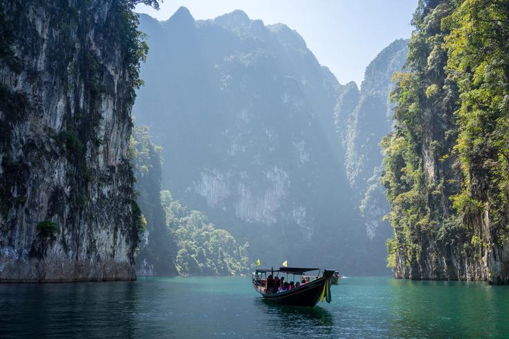 Shot of the islands in Thailand