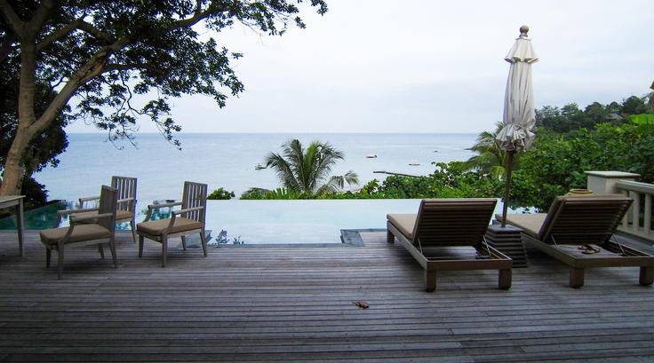 Shot of a luxury villa in Thailand