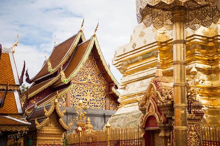 Shot of the temples covered in The Venerable Landmarks of Chiang Mai tour