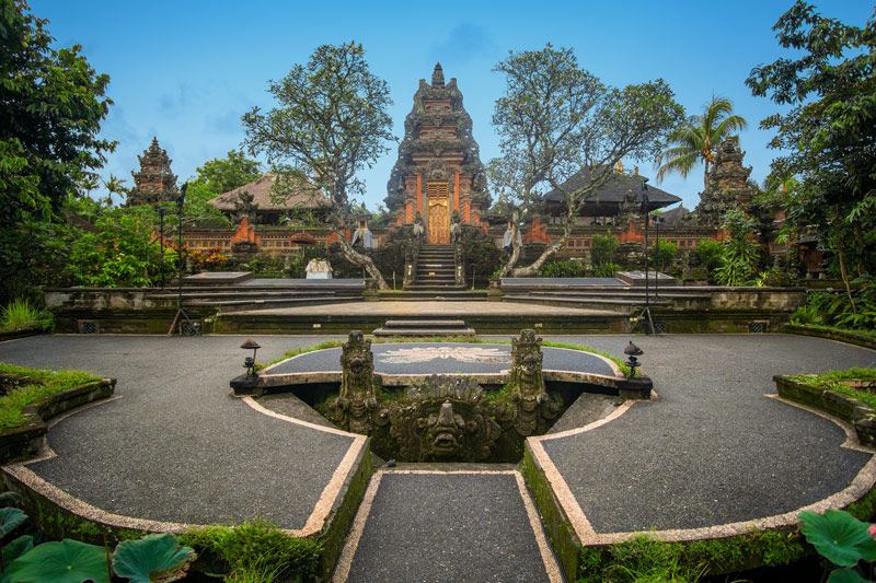 A hindu temple in Ubud