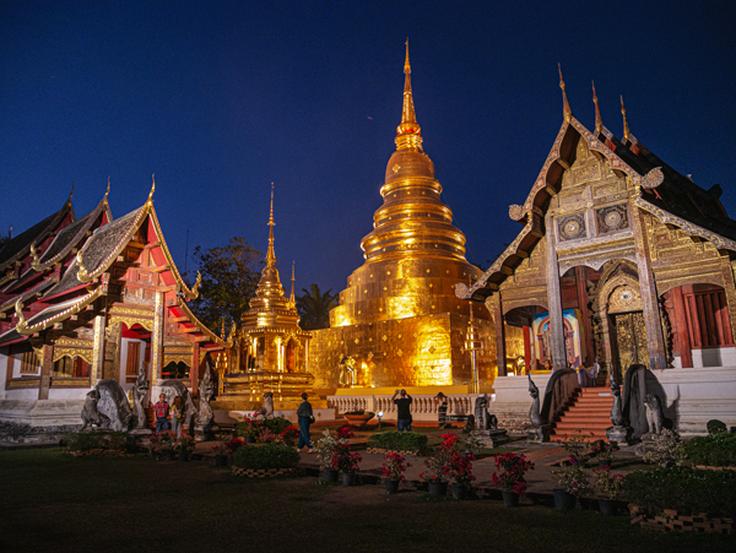 Shot of Wat Phra Singh temple