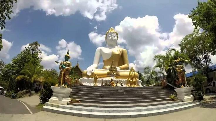 Shot of Wat Phra That Doi Kham temple