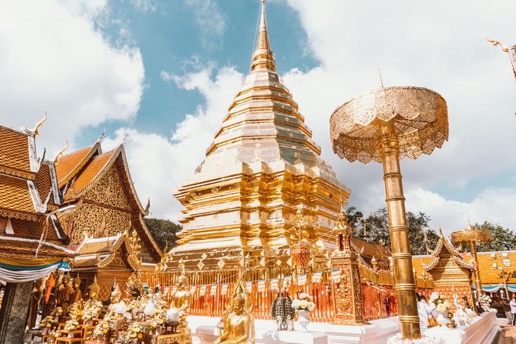 Shot of Wat Phra That Doi Suthep temple in Chiang Mai